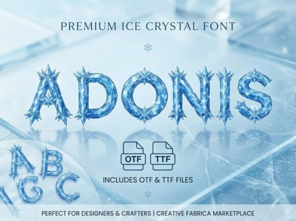Adonis: The Glacial Display Font That Commands Attention