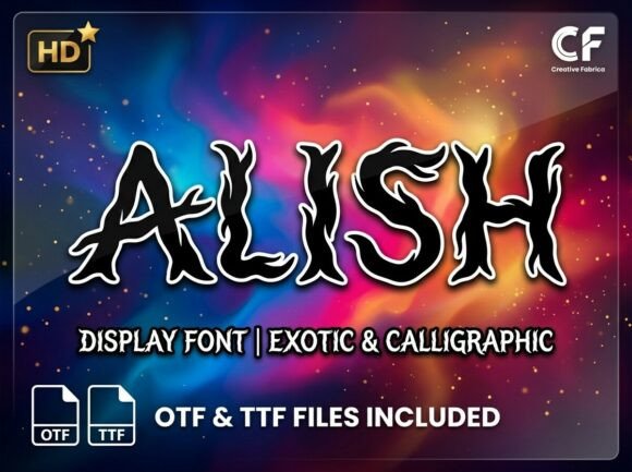 Alish: The Decorative Font That Demands Attention
