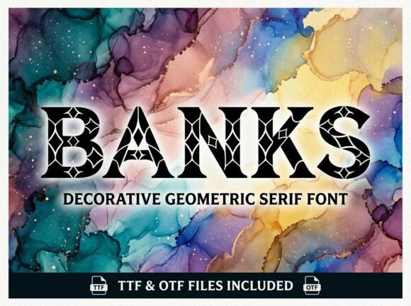 Banks: Mastering the All-Caps Display Typeface for Bold Branding