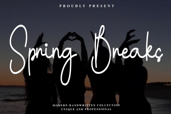 Elevating Autumnal Design: The Sophisticated Rhythm of Spring Breaks Typography