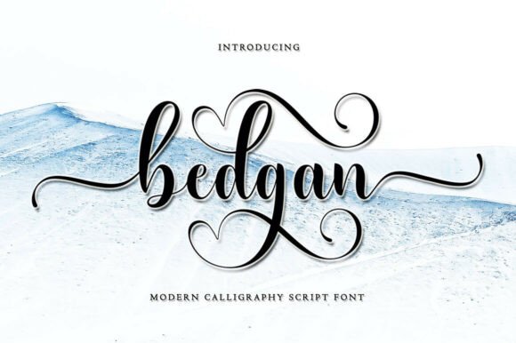 Elevating Design with Ethereal Elegance: The Rise of the Bedgan Calligraphy Font
