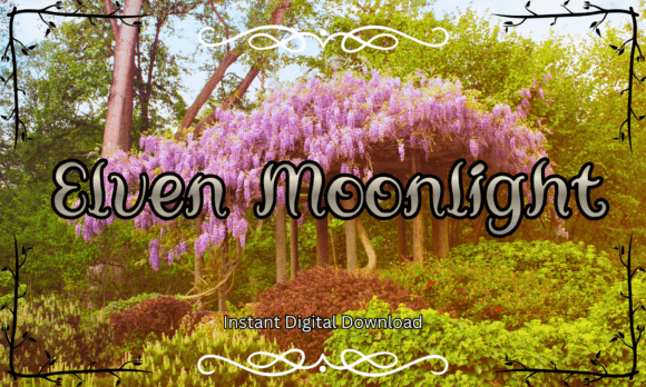 Elven Moonlight: A Deep Dive into the Whimsical Nature-Inspired Font