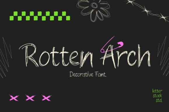Embrace the Edge: Why Rotten Arch is the Font for Unapologetic Design