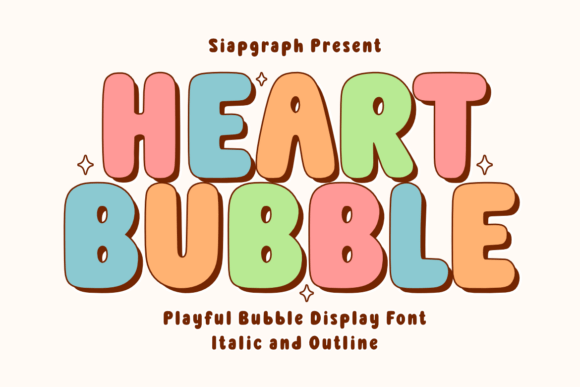 Evaluating Heart Bubble: A Playful Bubble Display Font for Modern Design