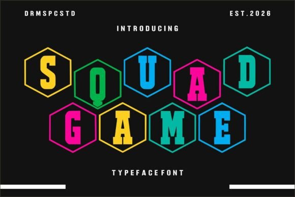 Evaluating the Squad Game Display Typeface
