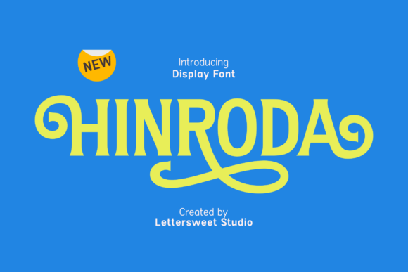 Hinroda: A Bold Display Font for Unforgettable Visuals