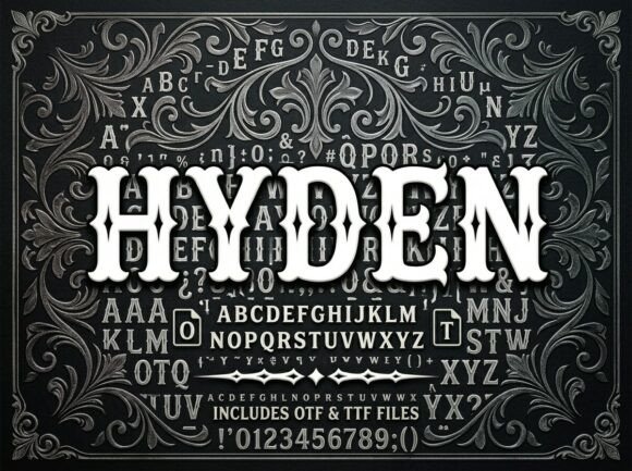 Hyden: A Bold Typeface for Modern Design Impact