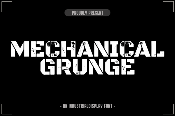 Mechanical Grunge: The Typeface Forged in Industry and Authenticity