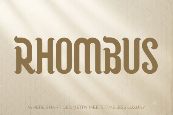 Rhombus: A Strategic Guide to Using This Art Deco Display Font