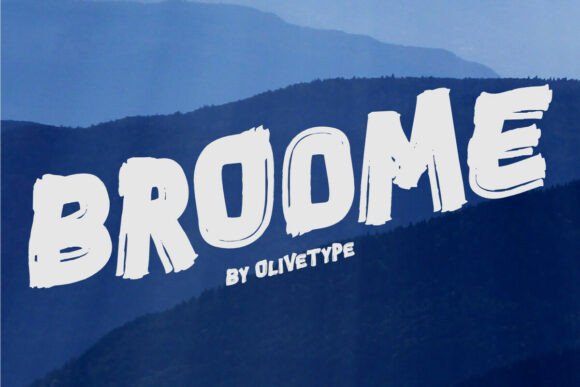 Unleash Raw Power: When and Why to Choose the Broome Brush Font