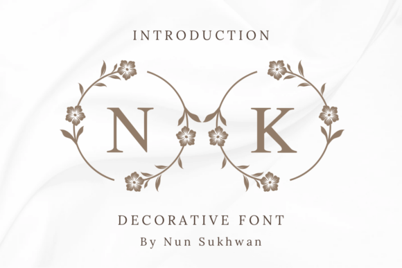 Wedding Floral Monogram: Choosing and Using This Handwritten Font Perfectly